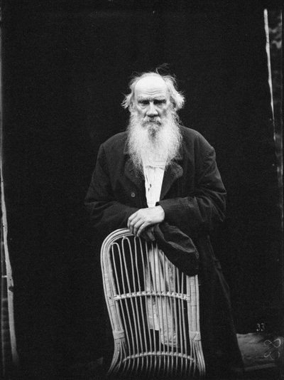 The Author Leo Tolstoy, 1902 by Karl Karlovich Bulla