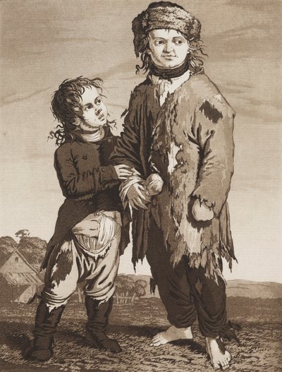 The Young Beggars by Karl Ludwig Bernhard Buchhorn
