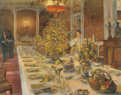 Before Dinner by Karl Moll