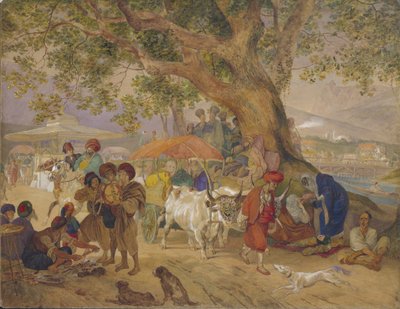 Sweet Water Springs near Constantinople by Karl Pavlovich Bryullov