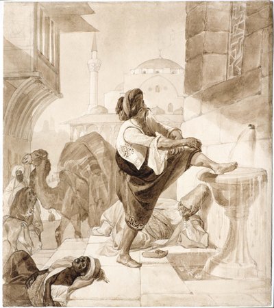 Midday in a Caravanserai, 1835 by Karl Pavlovich Bryullov