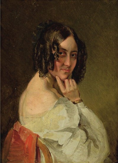 Baroness Therese von Drossdik, née Malfatti, 1792-1851 by Karl Saar