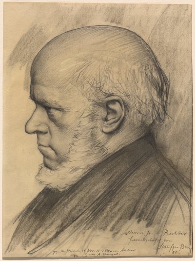 Adolph Menzel by Karl Stauffer Bern
