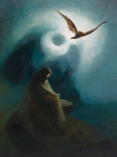 Martyr and crucified, son Helios by Karl Wilhelm Diefenbach