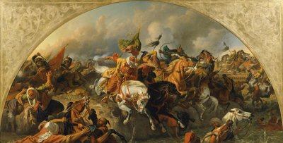 The Battle of Zenta 1697 by Karl von Blaas