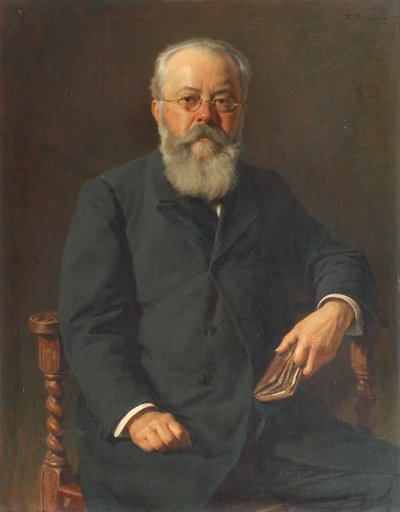 Dr. Wilhelm Ritter von Hartel by Kasimierz Pochwalski