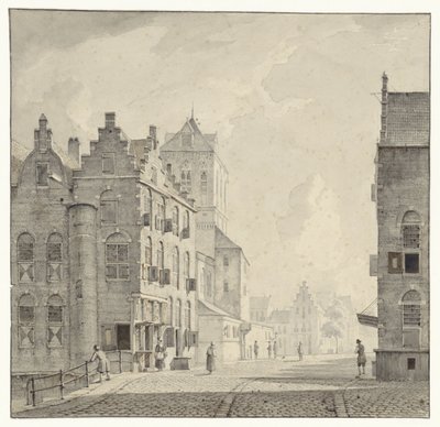 At the Market in Delft by Kasparus Karsen