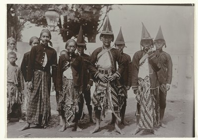 Javanese Men in Uniform by Kassian Cephas