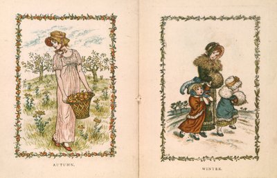 Autumn and Winter by Kate Greenaway