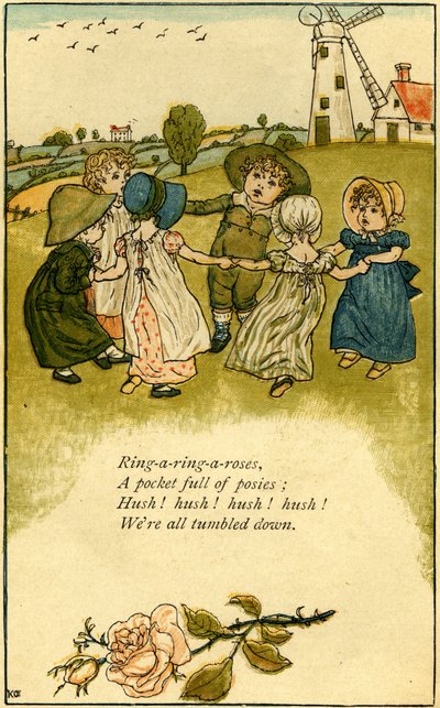 Ring-a-ring-a-roses by Kate Greenaway