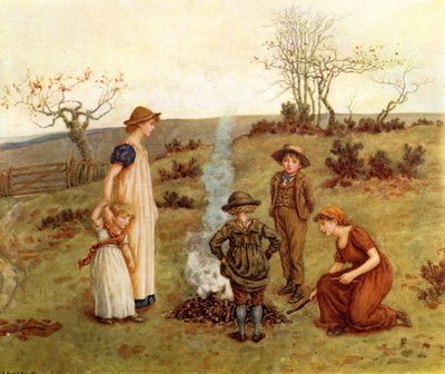 The Stick Fire by Kate Greenaway by Kate Greenaway