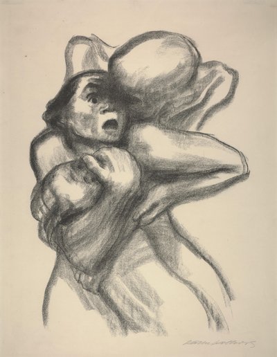 Death Seizing a Mother by Käthe Kollwitz