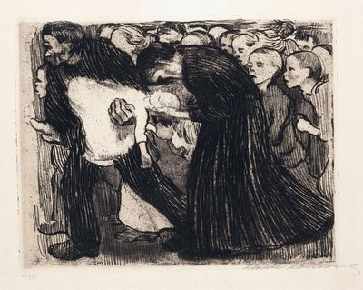 Run Over by Käthe Kollwitz