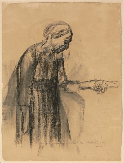 Woman Entrusts Herself to Death, 1934 by Käthe Kollwitz