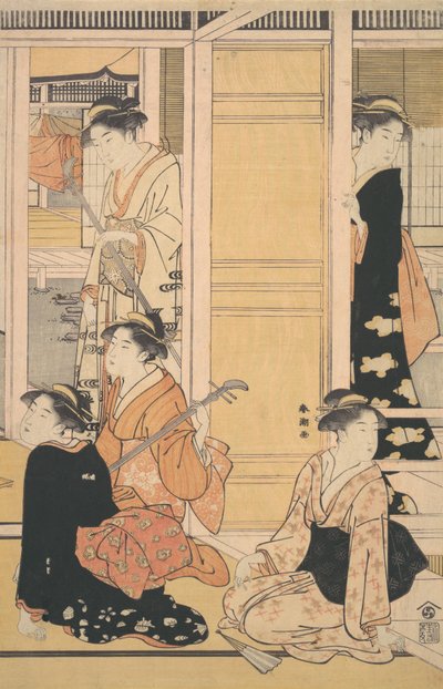 Interior View by Katsukawa Shuncho