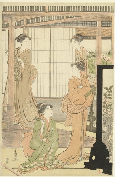 Preparations for the Doll Festival by Katsukawa Shuncho