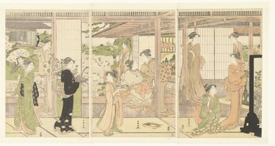 Preparations for the Doll Festival by Katsukawa Shuncho