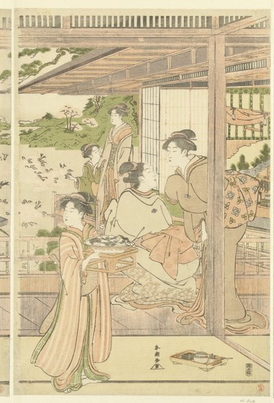 Preparations for the Doll Festival by Katsukawa Shuncho