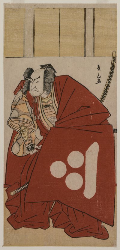 Nakamura Nakazo I as Watanabe no Tsuna by Katsukawa Shunzan