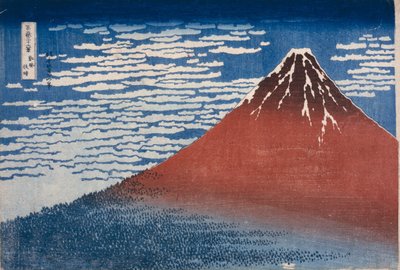 Fine Wind, Clear Morning by Katsushika Hokusai