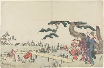 Iris Garden by Katsushika Hokusai