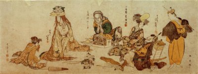 Allusions to Kabuki Dances by Katsushika Hokusai