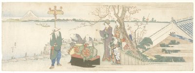 Daikagura Performers by Katsushika Hokusai