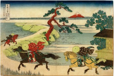 The Village of Sekiya on the Sumida River by Katsushika Hokusai
