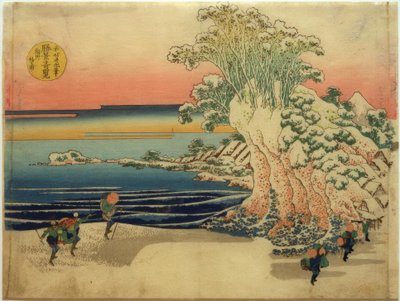 The Coastal Strip of Sodegaura in the Province of Sagami by Katsushika Hokusai