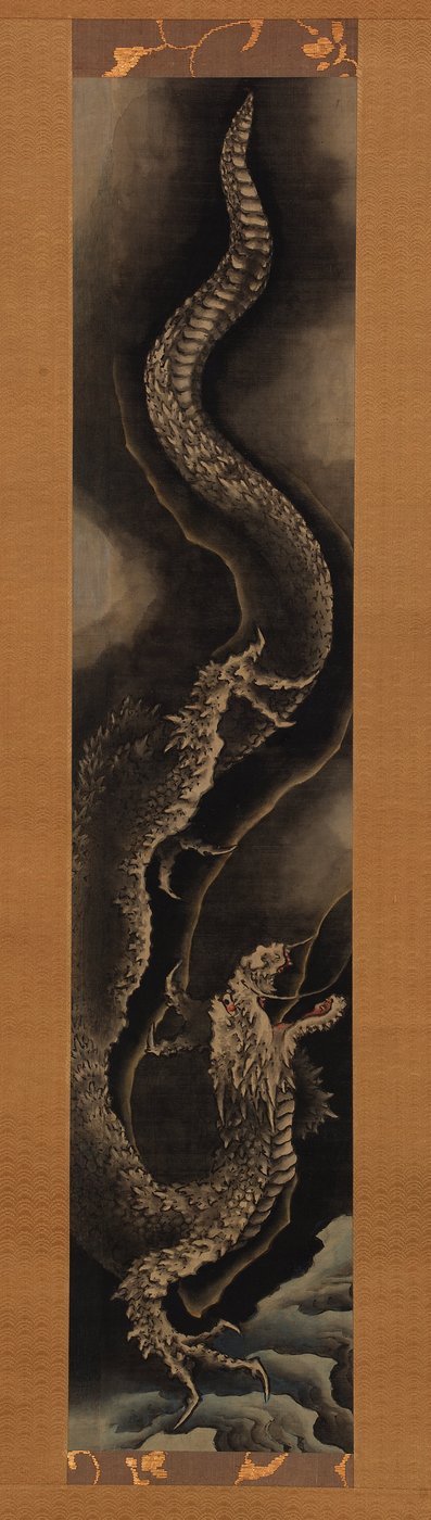 Descending Dragon by Katsushika Hokusai