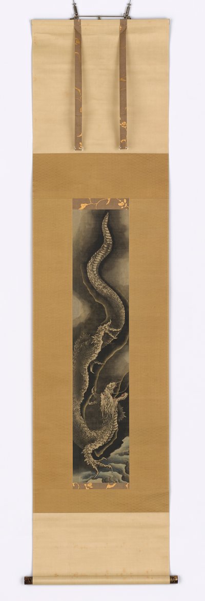 Descending Dragon by Katsushika Hokusai