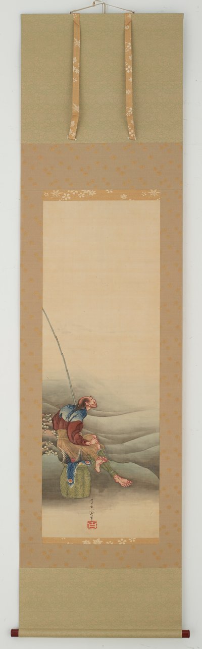 Fisherman, Edo Period by Katsushika Hokusai