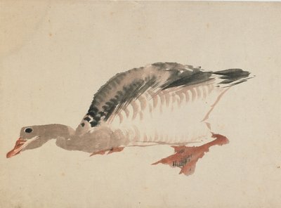 Goose, late 18th-early 19th century by Katsushika Hokusai
