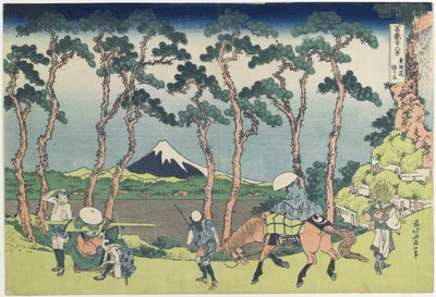 Hodogaya on the Tokaido Road by Katsushika Hokusai