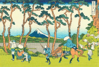 Hodogaya on the Tokaido by Katsushika Hokusai