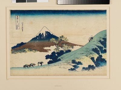 Inume Pass in Kai Province by Katsushika Hokusai