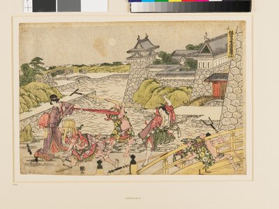 Kanadehon Chushingura Act III by Katsushika Hokusai