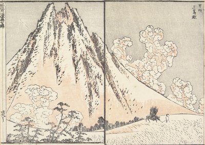 Mishima Pass in Koshu Province by Katsushika Hokusai
