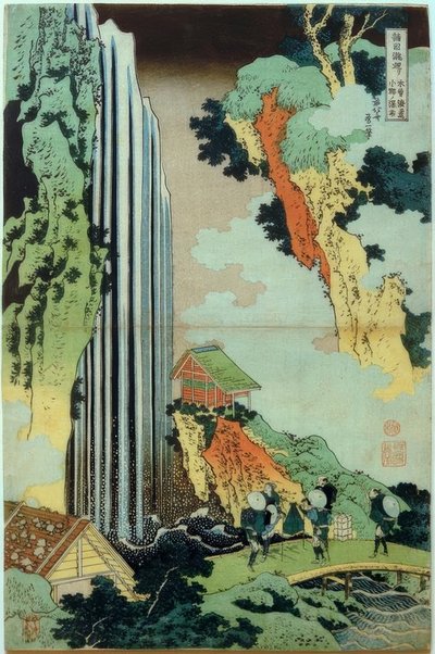 Ono Waterfall by Katsushika Hokusai