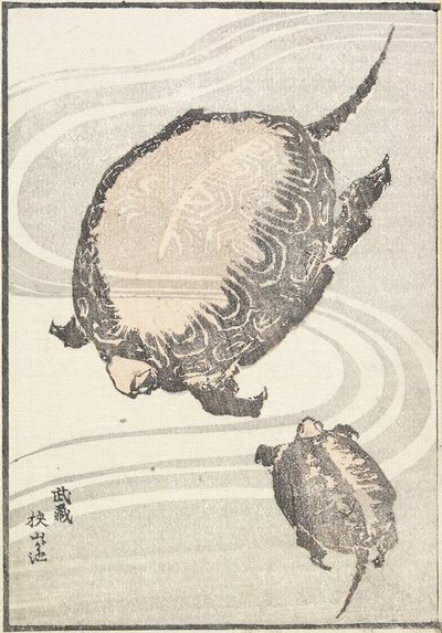 Sayama-ga-ike Pond in Musashi Province by Katsushika Hokusai