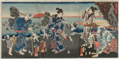 Sunrise at Futami Bay by Katsushika Hokusai