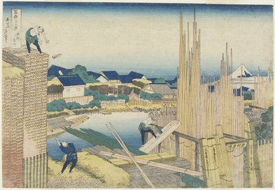 Tatekawa in Honjo by Katsushika Hokusai
