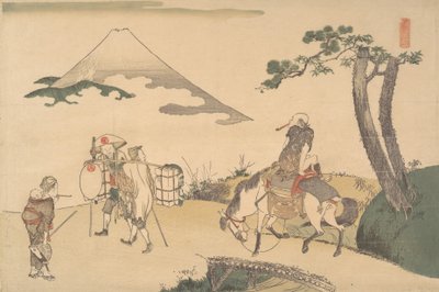 The Top of Mount Fuji by Katsushika Hokusai