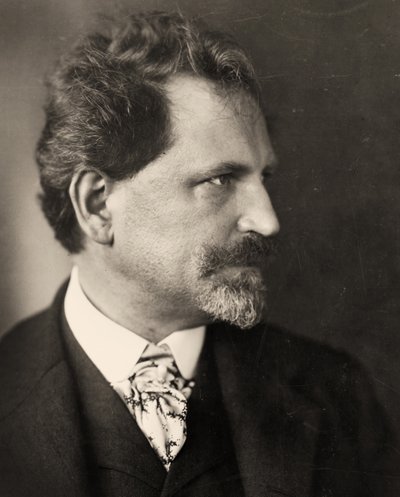 Portrait of Alfons Mucha by Alec Hunter