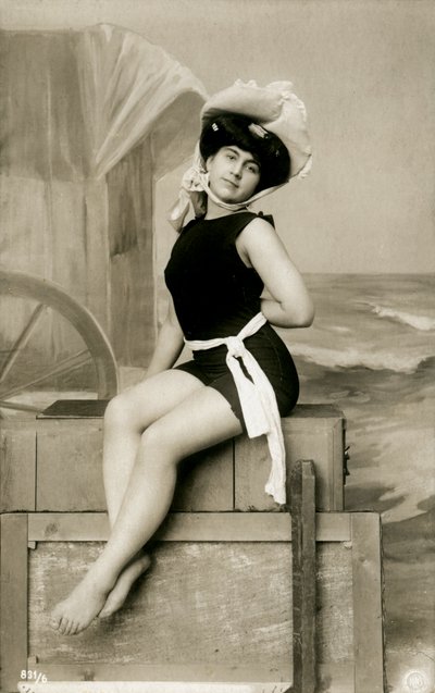 Woman in Swimsuit, c. early 1900’s by Alec Hunter