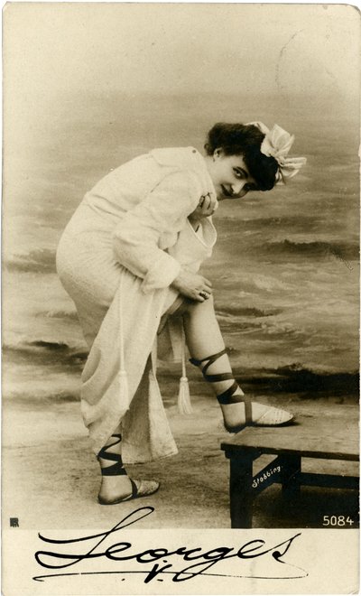 Woman on the Beach, c. early 1900’s by Alec Hunter