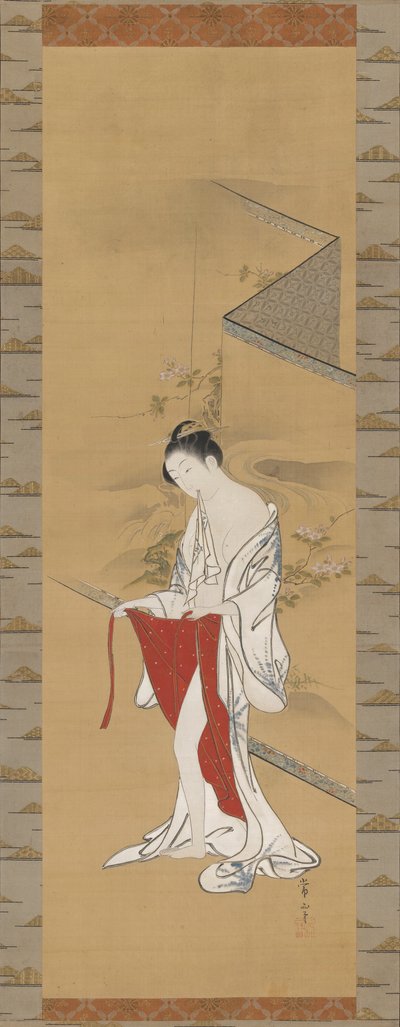 Beauty After the Bath by Kawamata Tsunemasa