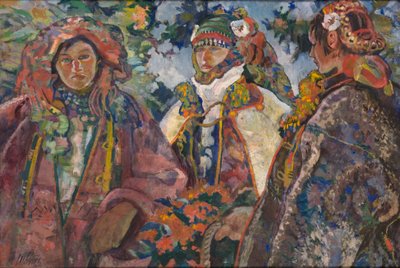 Hutsul Wedding by Kazimierz Sichulski