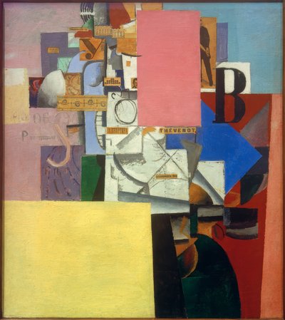 Lady at the Advertising Column by Kazimir Severinovich Malevich