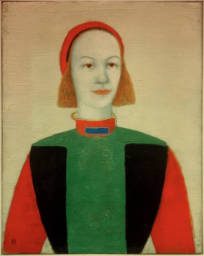 Head of a Modern Girl by Kazimir Severinovich Malevich